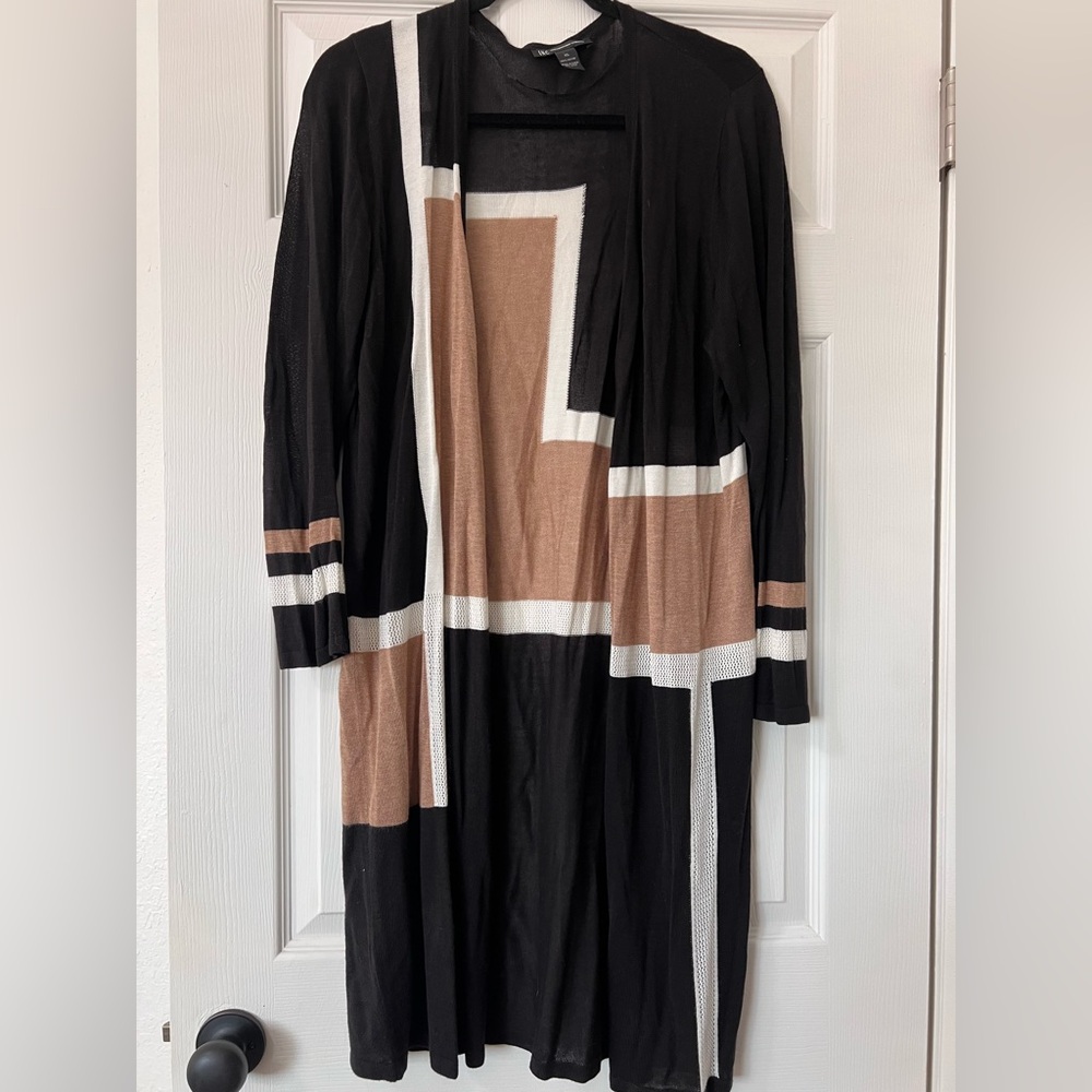 INC International Concepts Textured Duster Sweater